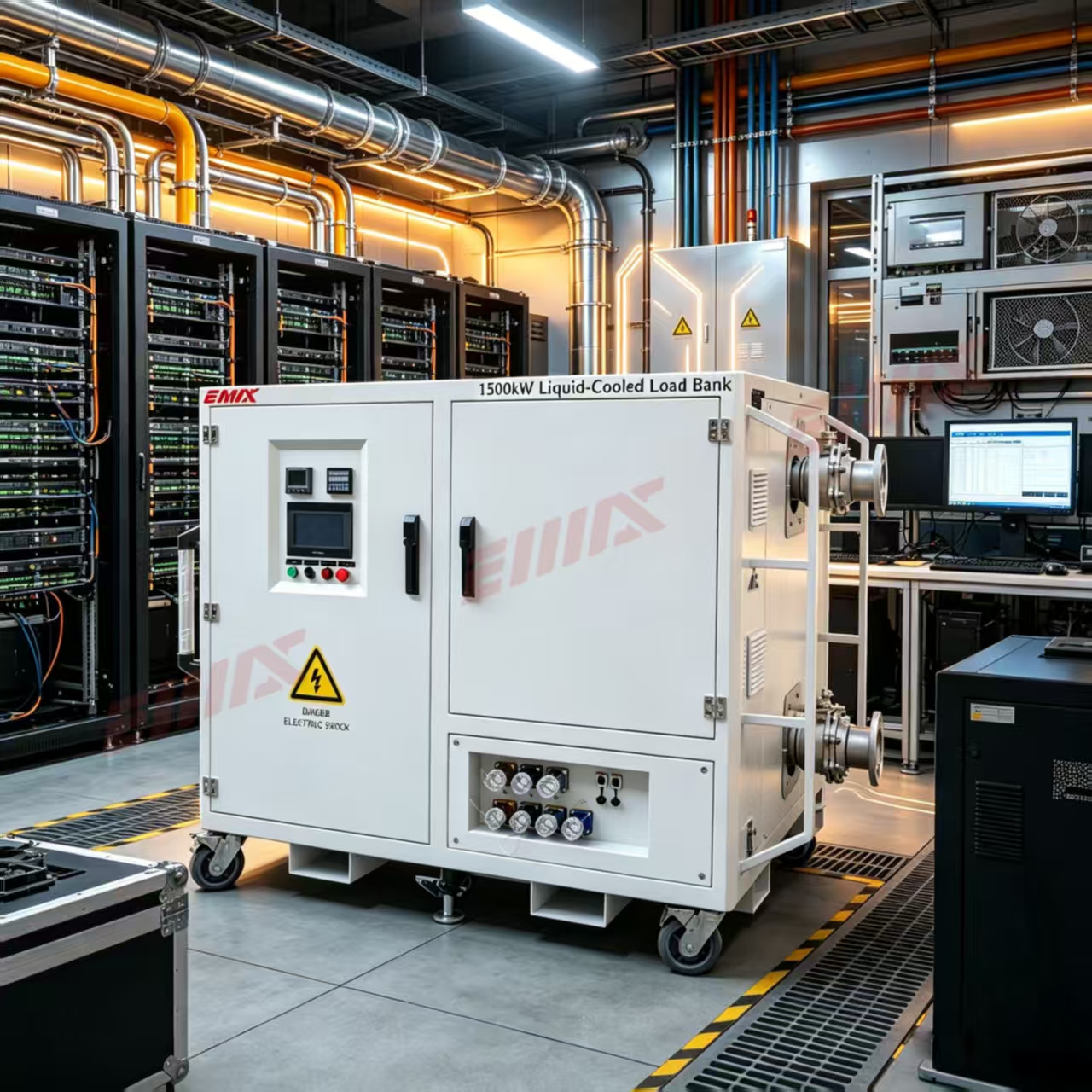 1500kW 水冷负载重磅登场!宜迈思赋能数据中心 CDU 测试全场景