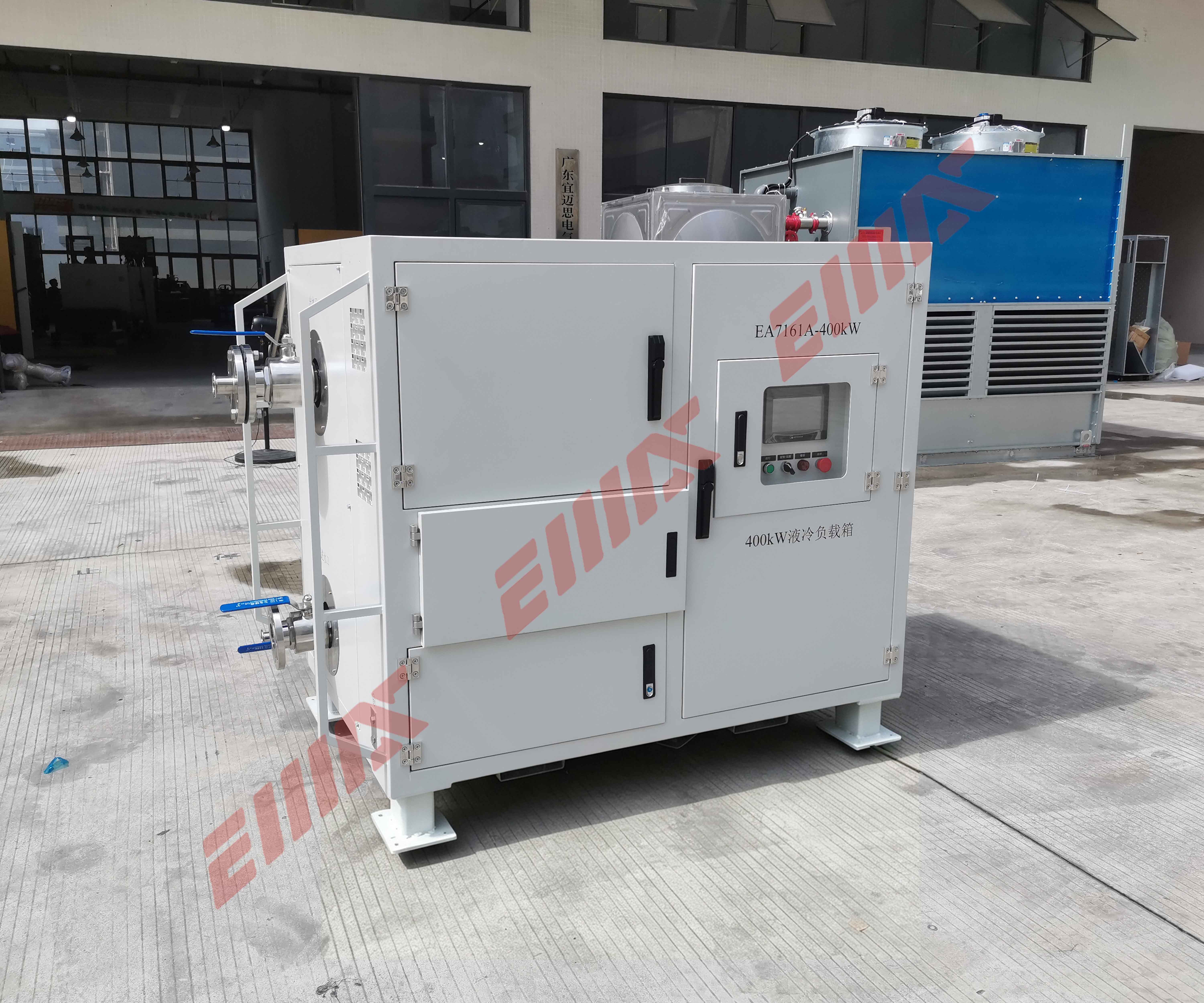 低噪高防护|宜迈思 400kW 液冷负载箱,电源车测试好帮手